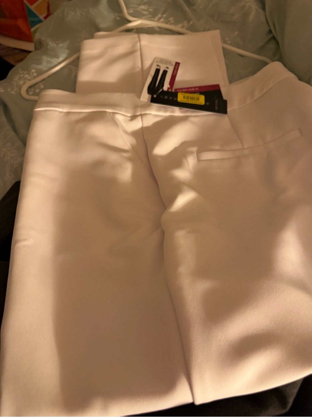 Saks Fifth Avenue Black Label Cream Wide-Leg Ponte Pants